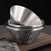 304 Stainless Steel Salad Mixing Bowl Korean Style Soup Fruit Bowls Ice Shaved Bowl  Kitchen