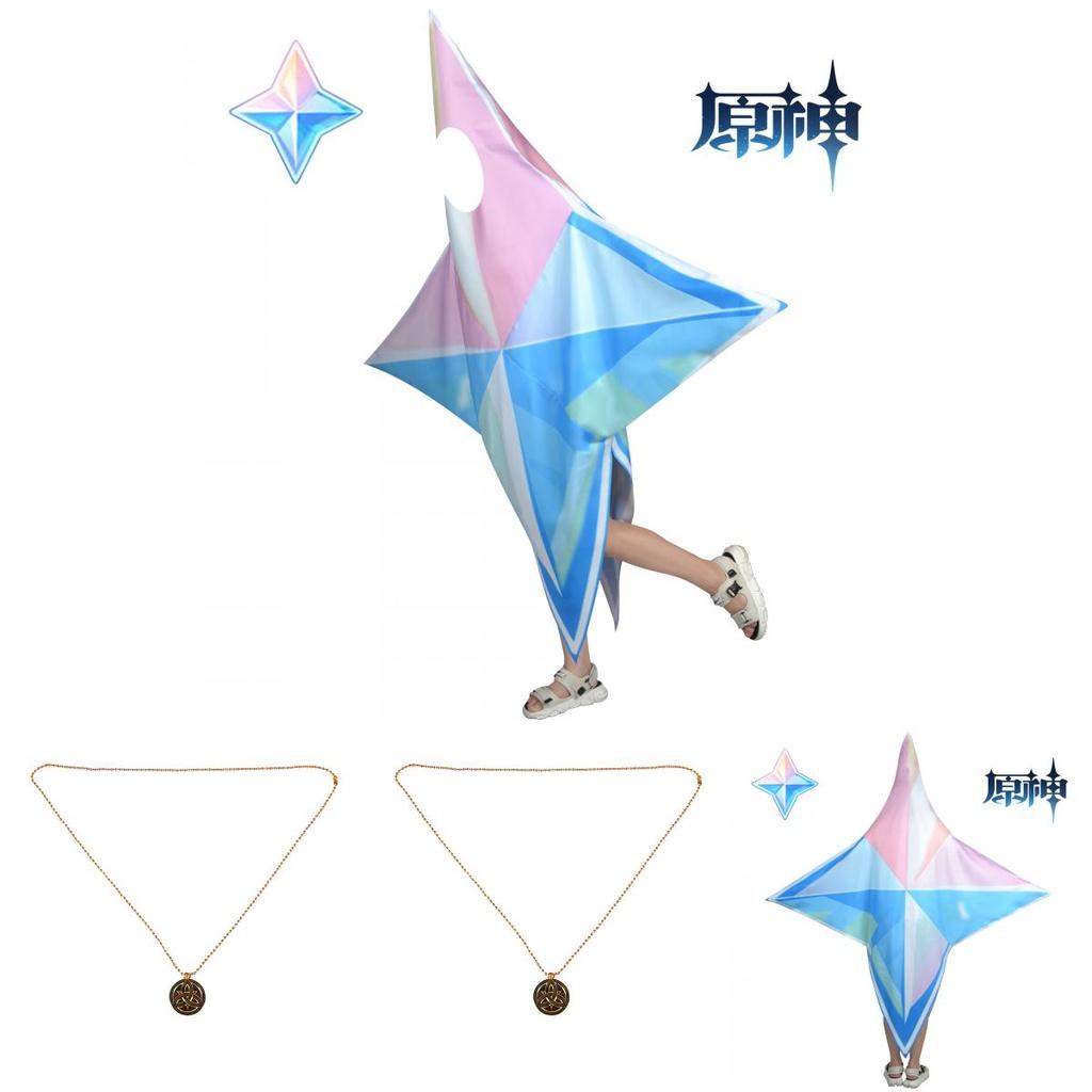 Genshin Impact Primogems Crystal Halloween Costume For Cosplay And Parties