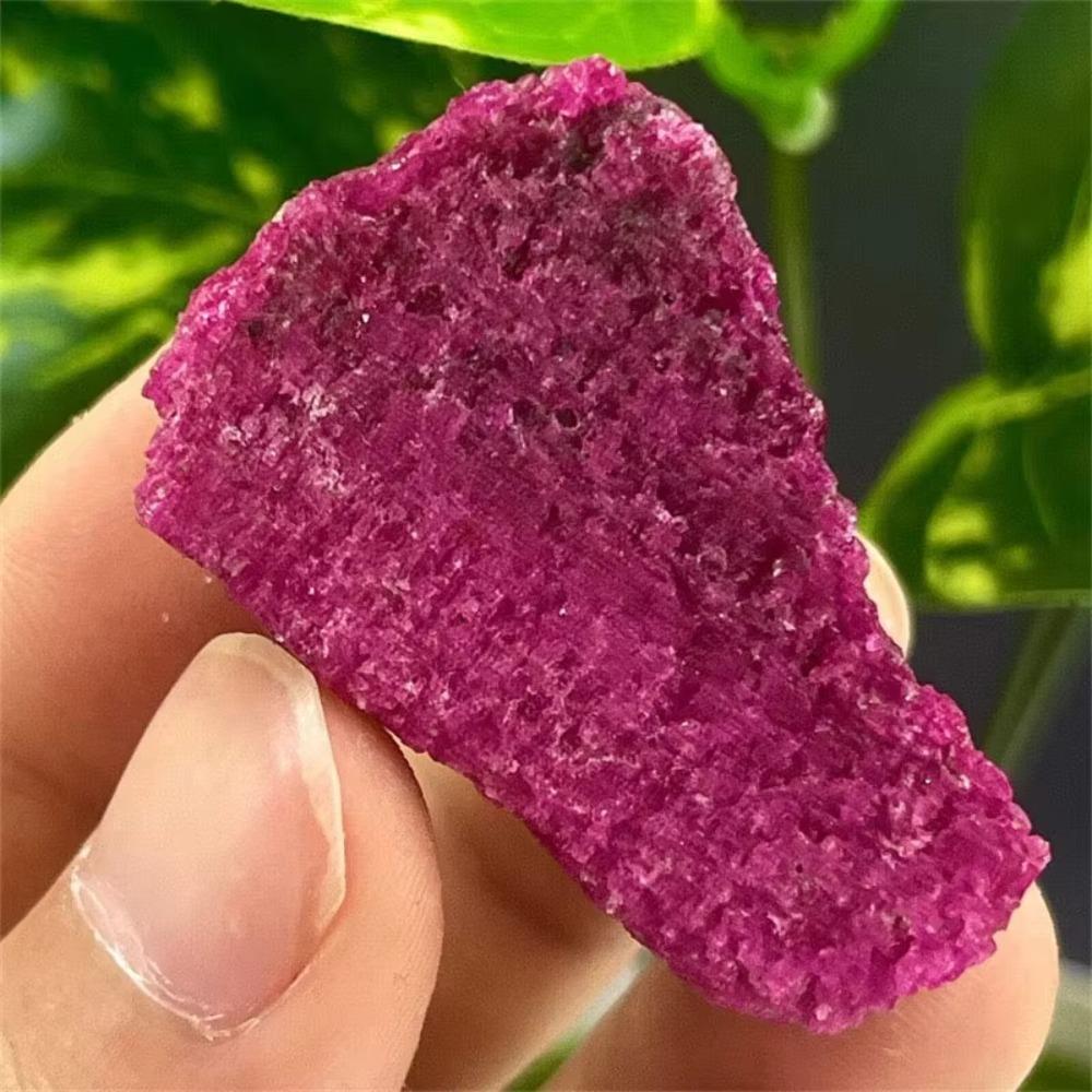 Natural Red Corundum Raw Stones Ruby Crystal Specimen Wicca Raw Mineral Healing Gemstone DIY Jewelry Making Aquarium Home Decor
