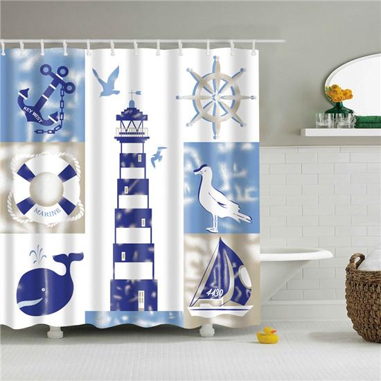 Vintage Style Paris Style Tower Retro Bathroom Shower Curtain Fabric Waterproof Polyester Cortina Ducha 180X180cm