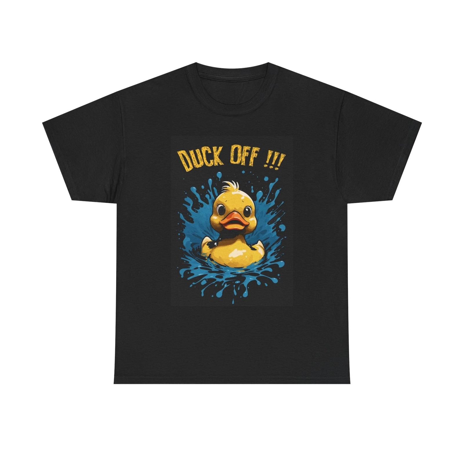 Men s and Women s T-shirts Duck Off Graphic S