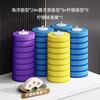 Disposable toilet brush household non-punching wall-mounted cleaning brush head disposable toilet artifact replacement head set