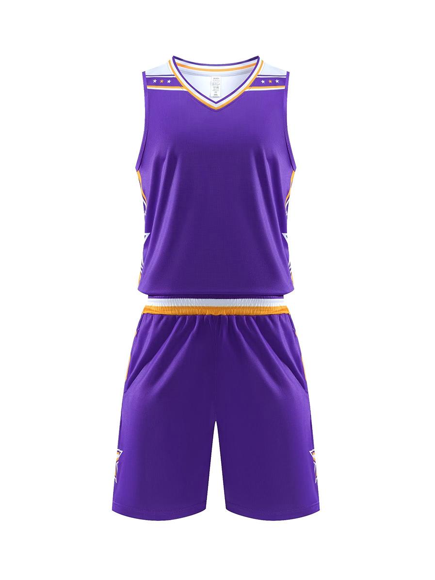 

Customized Team Uniforms: Basketball Jerseys & Training Suits for Men, Women, and Students S фиолетовый
