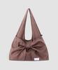 ATIL STUDIO Vintage Check Bou Dewey Ribbon Shoulder Bag _ Musinsa Edition [Brick Brown]