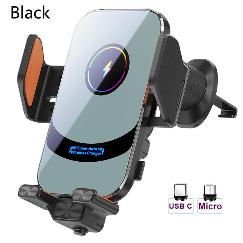 66W Wireless Car Phone Holder Fast Charging Magnetic Charger Mobile Phone Car Holder Stand for iPhone 15 14 13 12 Samsung Xiaomi