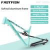 2024 XC Full Suspension MTB Bike Frame 26 27.5 16inch 27.5er Aluminum Alloy Downhill Enduro Mountain Bike Shock Absorber