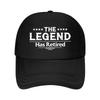 The Legend Has Retired Baseball Cap Mesh Baseball Cap Dad Hat Hip Hop Snapback Cap