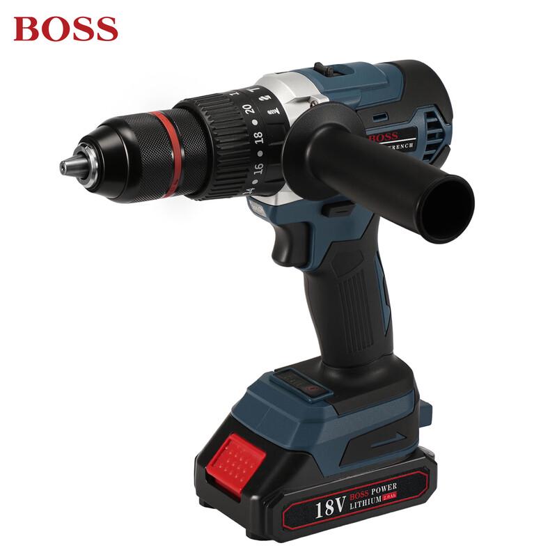 

BOSS BS-2036 18V Brushless Cordless Impact Driver Drill CN plug (adapter included) 2.0Ah, 1 Battery, 1 Charger