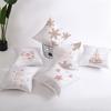 Peach Skin Snowflake Cushion Cover Christmas New Sofa Pillow Cover Home Pillow Cover Home