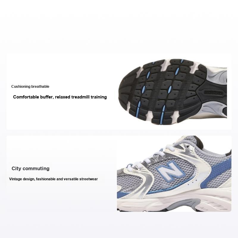 New Balance 530 Stahlblau Unisex Sneaker Grau Weiß MR530KC 37.5