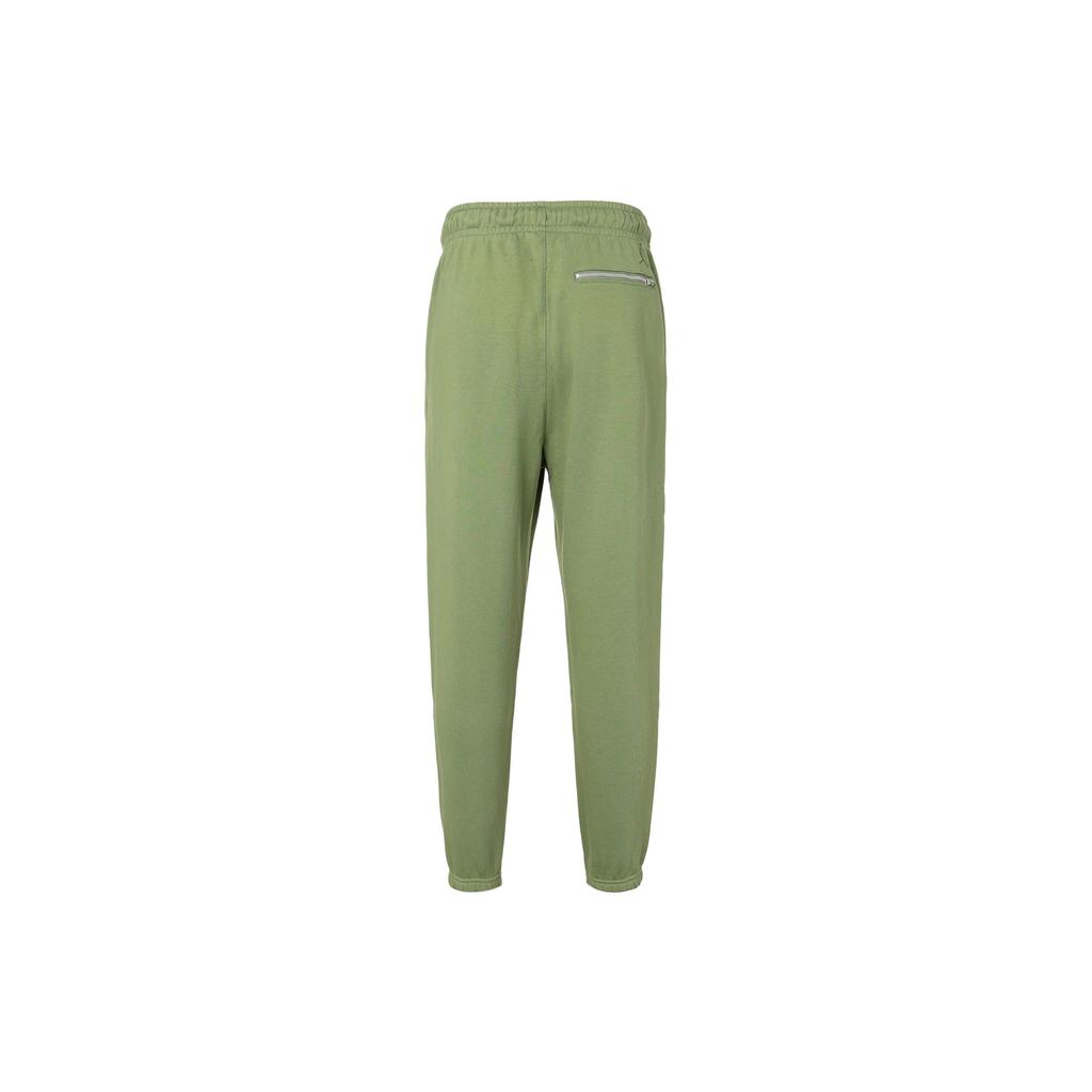 Jordan Wordmark Series Solid Casual Cuffed Knit Sport Pants Men Bottoms Light-Olive-Yellow FJ0697-340
