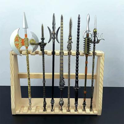 Mini Metal Alloy Weapon Model Ornaments Ancient Cold Weapon Miniatures Toys Simulation Small Swords Prop Decoration Ornaments