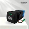 12V Car Push Switch LED DRL Fog Light Radar Lock Seat Heater ON-OFF for Toyota LandCruiser 300 Prado 150 Corolla Rav4 Camry 70