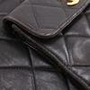 Chanel Matelasse Backpack Daypack A10177 ChainBackpack COCO Mark Black Lambskin Women Used