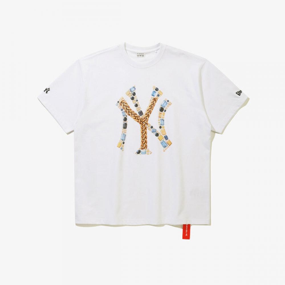 New Era Mlb New York Yankees Jewel T shirT 15147534 white/XXL