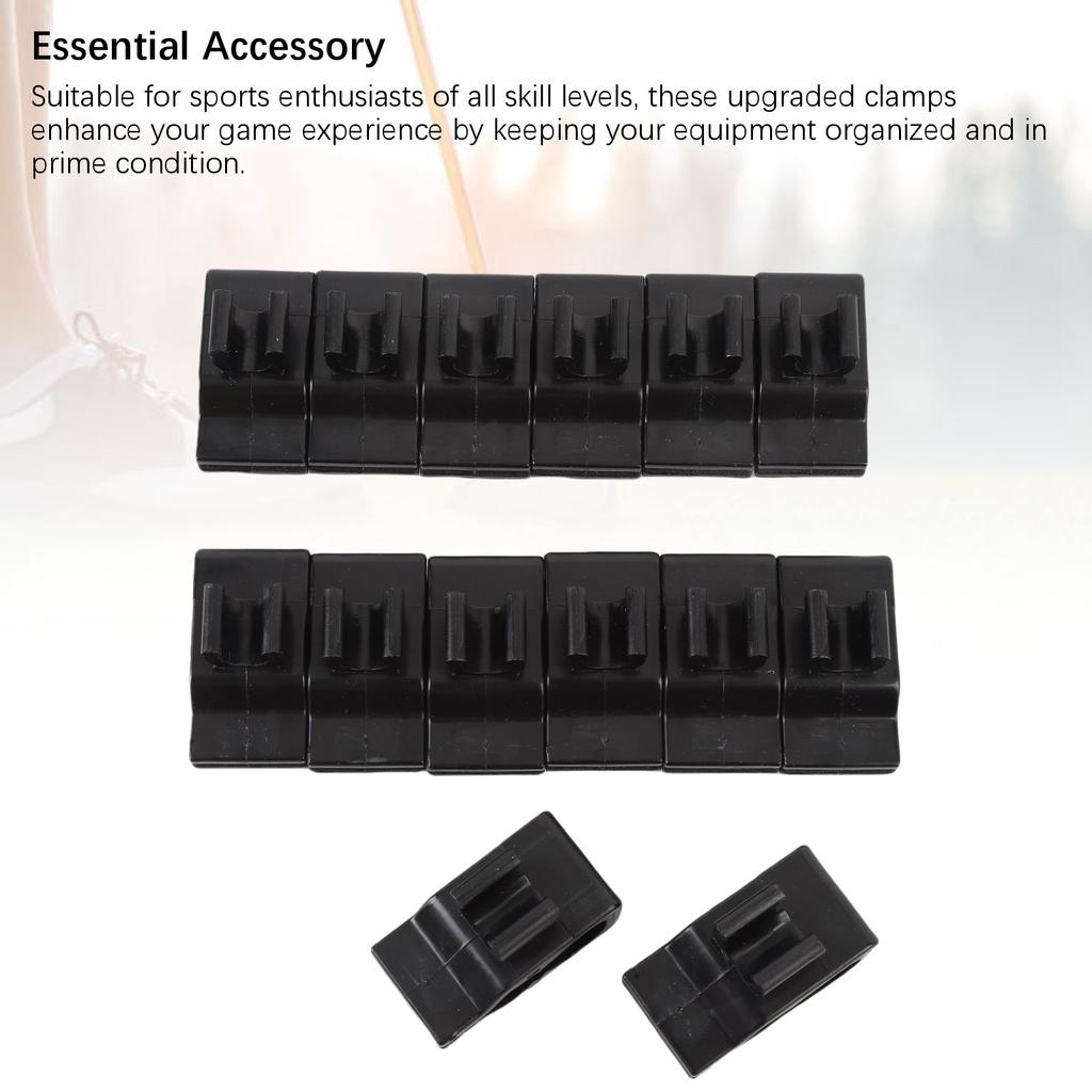 14 st Klubbväskklämmor Plast Putterhållarklämma Klubborganisatörstillbehör för övning