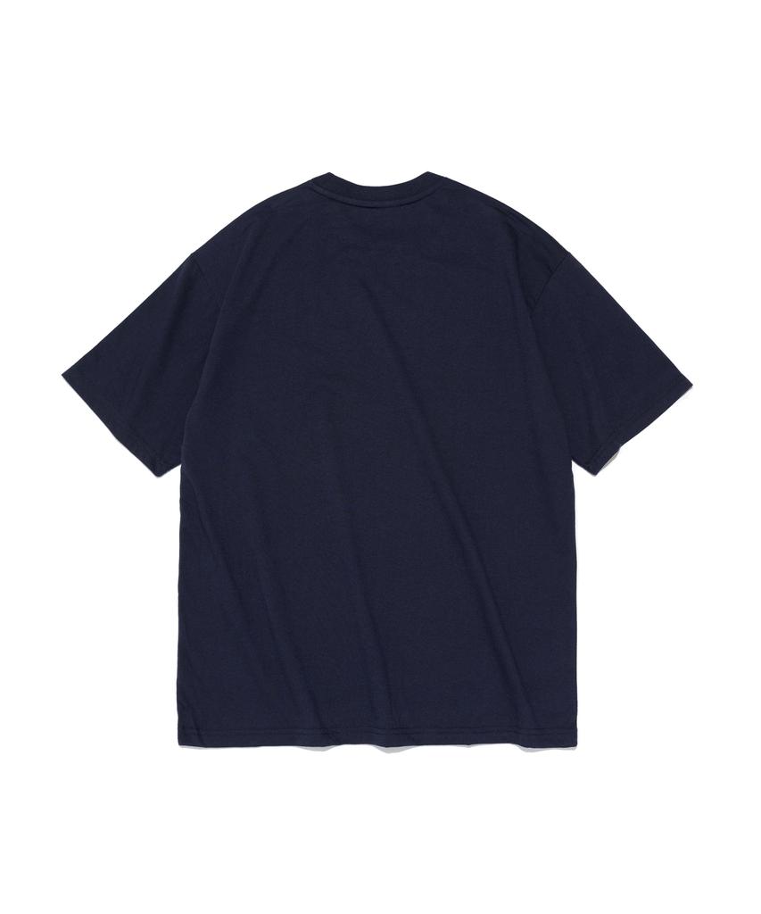 ANALOG MOOD Classic Bookstore Short Sleeve T-Shirt (Navy)