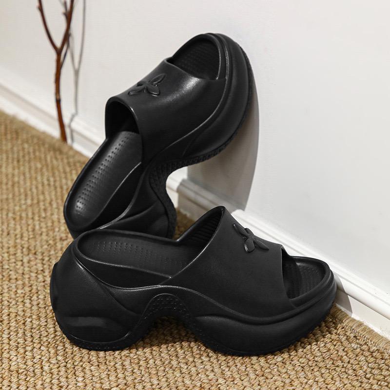 Mode 2025 Neue Mode Damen Hausschuhe Plateau Rutschfest Damen Pantoletten Weiche Sohle Bequeme Pantoletten Leichte Prägnante Damen Sandalen