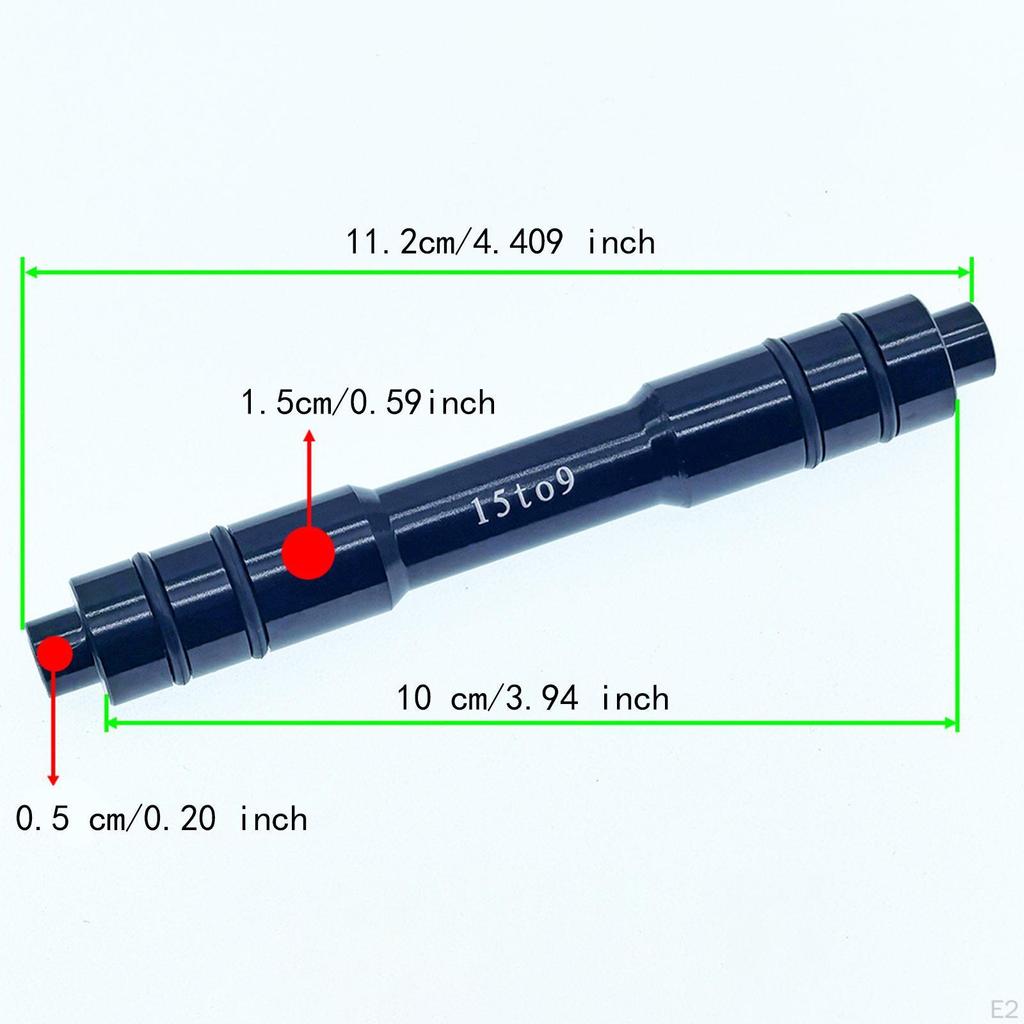 Aluminiowy adapter piasty do osi przelotowej i zacisku QR