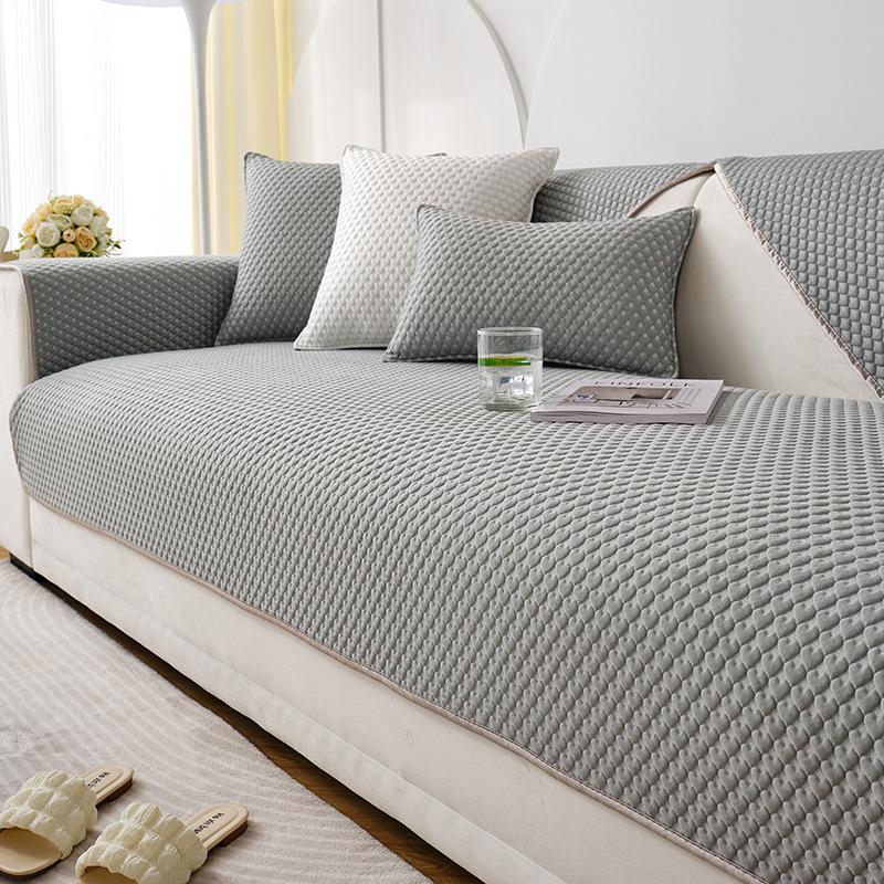 

Летний чехол для дивана, ледяной шелк, охлаждающий, нескользящий, подушка для дивана, полотенце, диван для гостиной, подушка для сиденья, сплошной цвет, чехол для дивана, полотенце E 70x210cm 1pc