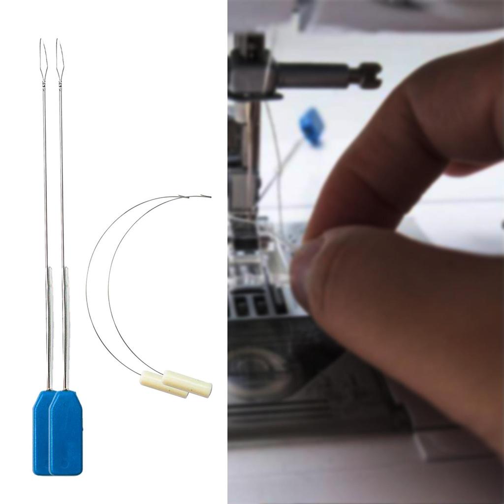 Sewing Machine Needle Threader Easy to Install Needlework Long Handle Needle Threader Household Professional for Sewing Parts