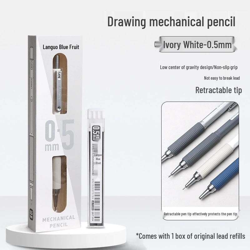 Blue Fruit Automatic Pencil Set: Candy Macaron Creative Stationery for Drafting and Drawing