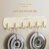 Cream Hook Punch-Free Universal Bathroom Wall Hanger