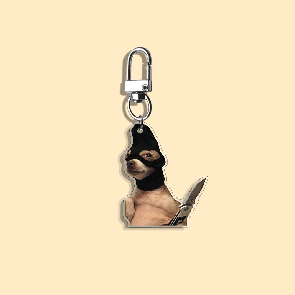 Funny Cat Keychain Student Gift Bag Women's Bag Cute Things Gift For Best Friends Cartoon