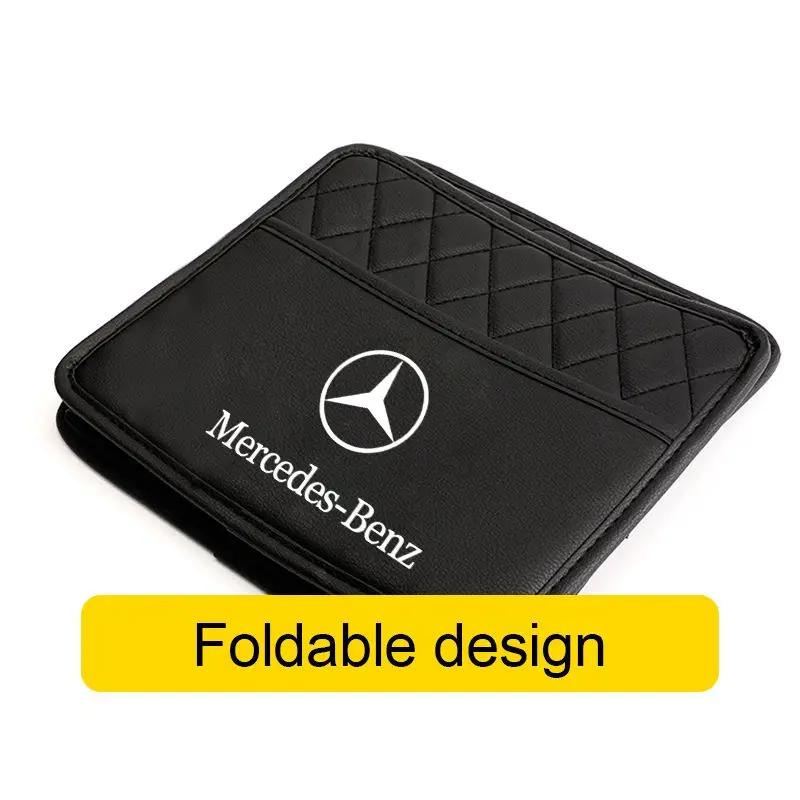 OLV5 1Pcs Car Seat Storage Bag Leather Storage Bag Accessories Stickers For Mercedes Benz GLK GLA A B C E R G Class C180 S200 S300