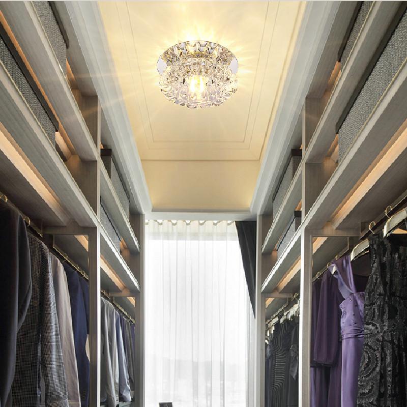 Stunning Crystal Led Recessed Downlight For Living Room Modern Ceiling Light Fixture