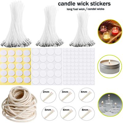 Heiße Dochtaufkleber, selbstklebender, hitzebeständiger Schaumstoff, doppelseitiges Klebeband für Wachs, fester Sockelhalter, Ständer, Kerzenherstellungszubehör