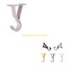 F26C Aluminium Alloy Curtain Pole Bracket Simple Curtains Fixing Supplies Household for Home Bedroom Living Room Curtains
