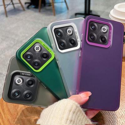 Für OnePlus 10T Hülle OnePlus Ace Pro Handyhülle 1+ CPH2415 CPH2413 CPH2417 PGP110 Hülle Metallic Aurora Skin Matte Hülle