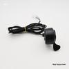 Right Thumb Electric Vehicle Throttle Grip, 22mm Diameter, 5V Speed Control, 1.8m Wiring, Auto Return