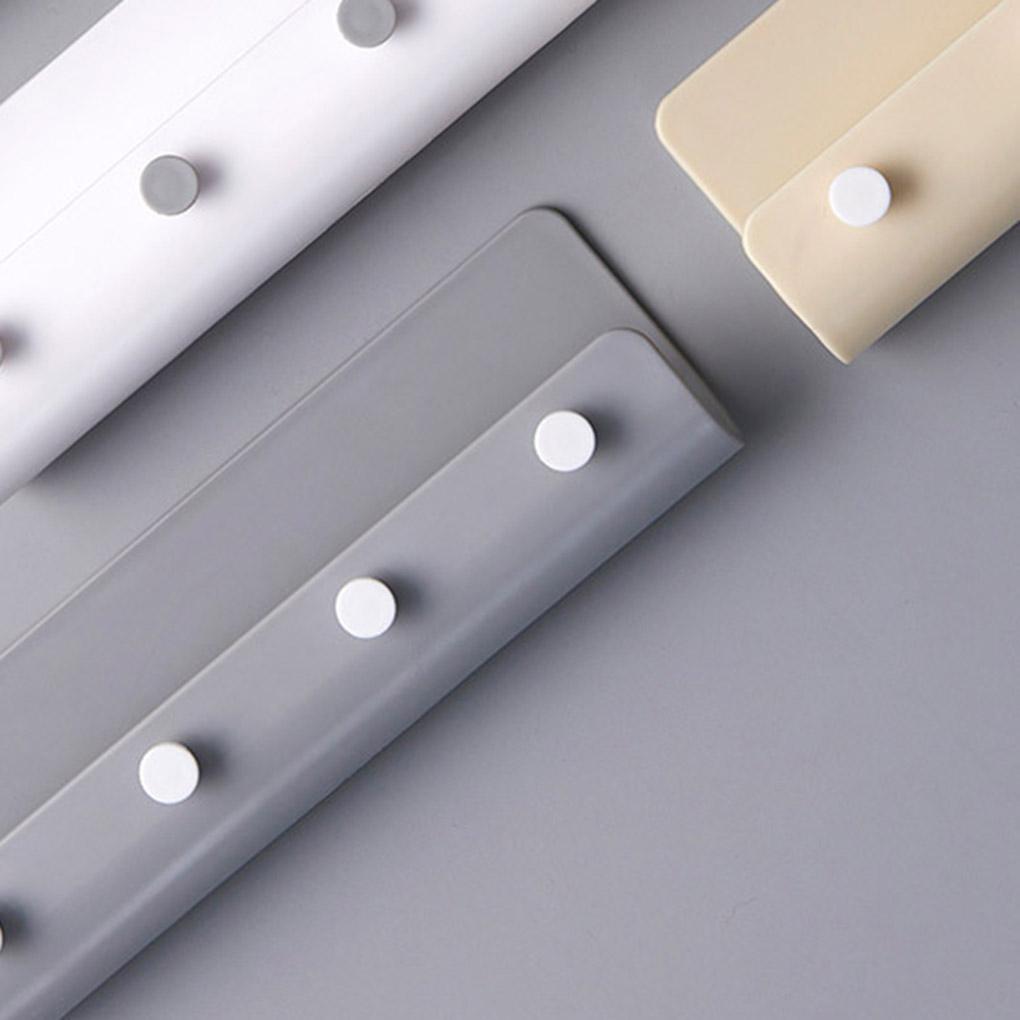 U-shaped Wall Hanging Hook Rack with 4 Hooks Bathroom Kitchen Hook Rack