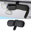DENGUJD Sunglasses Holder for Leather Eyeglasses Car Card Card Black Car, Holder, Storage, Leather-like, Holder, Glasses, Clip,