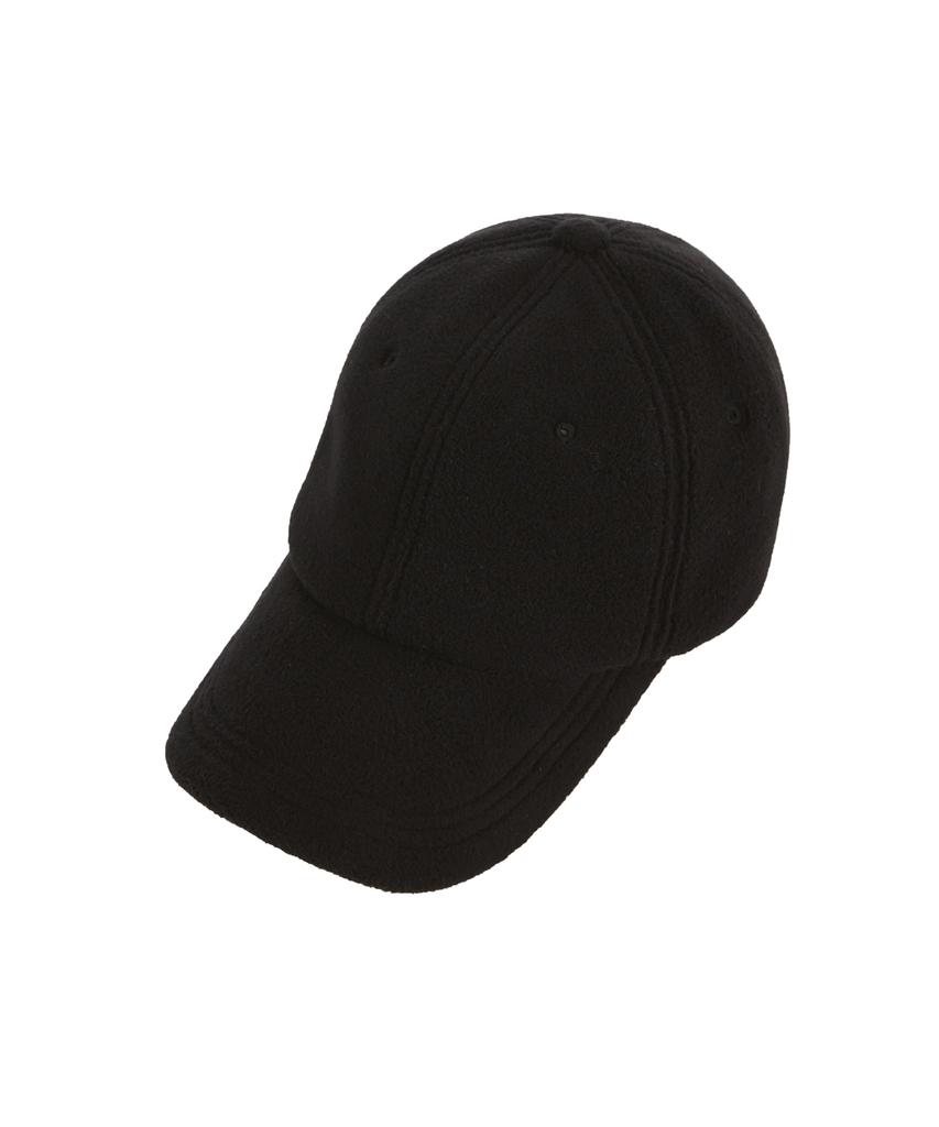 Bajal Soft Overfit Fleece Ball Cap Black