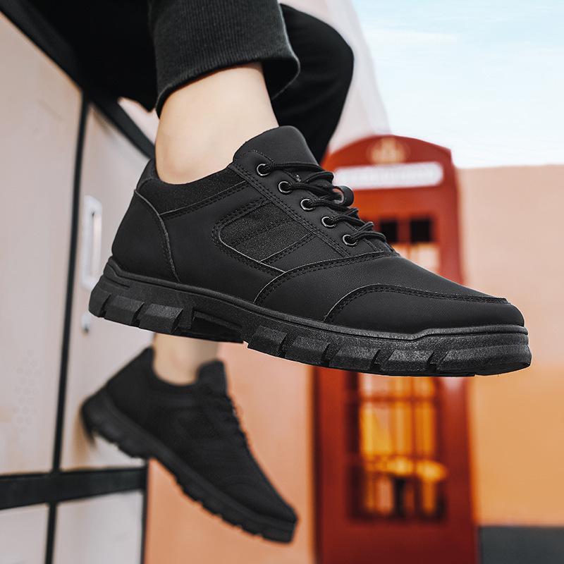 Herren Große Größen Atmungsaktive Lässige Baumwoll-Arbeitsschuhe für Herbst/Winter - Sportliche & Trendige Arbeitsschutzschuhe