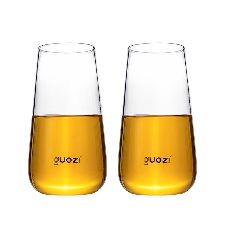 GUOZI GZ-S63 High Borosilicate Glass Couple Cups (500ml, Set of 2)