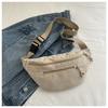 Leichte Corduroy Bauchtasche Crossbody Tasche Retro Lässig Brust Taille Tasche Frische Koreanische Version Handtaschen