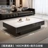 Italian Style Black Slab TV Stand Cabinet Set Coffee Table Living Room Luxury Modern Side End Table Home Furniture Decor