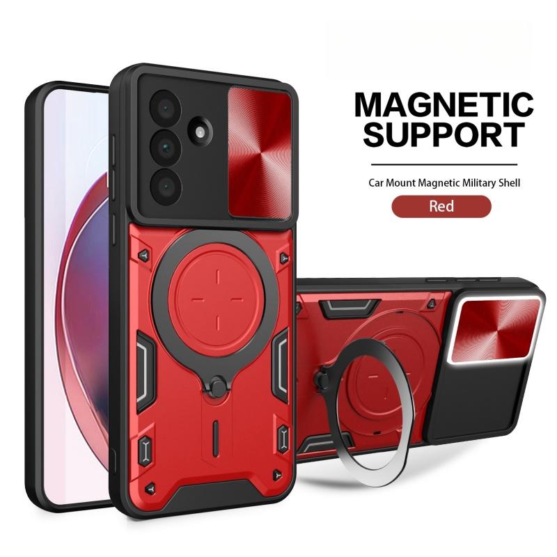 For Samsung Galaxy A71 A56 A52 A36 A26 A23 A16 A14 Magnetic Finger Ring Holder Military Protective Casea
