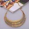 European and American Alloy Retro Necklace Metal Pattern Totem Collar