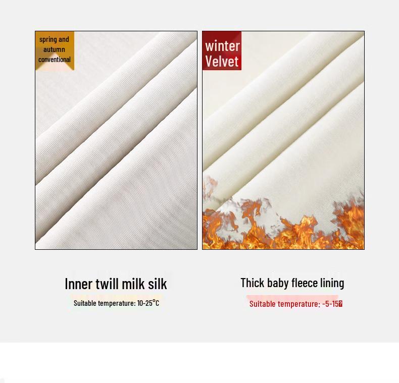 145 Women's White Wheat Ear Wide-Leg High-Waisted Velvet Chenille Casual Pants – Autumn/Winter Petite 150