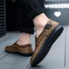 Size 38-48 Men's Moccasins Men's Shoes Men's Casual Shoes Handmade Leather Shoes Men's Loafers