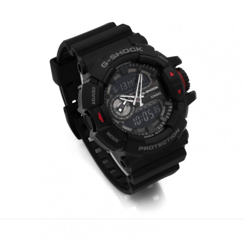 G Shock Ga 400 1bhdr  Ga 400 1b  biG Face diGital analoG SportS Soldier Men S Urethane Watch
