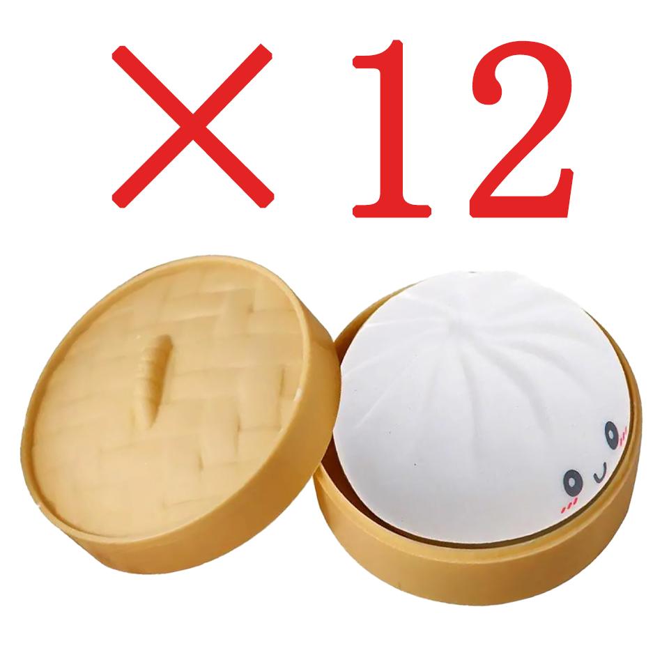 Giant Dumpling Squishy Toys Anxiety Relief Fidget Toy Simulation Food Steamed Stuffed Bun Soft Squeeze Decompression Dough Toy