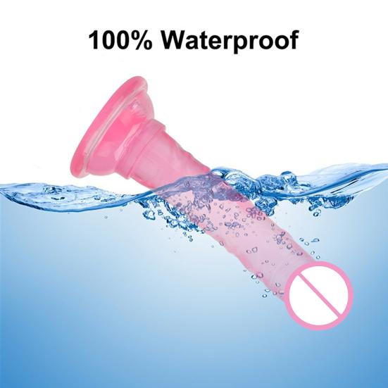 Dildo Anal Masturbator Realistic Lightweight Sturdy Suction Cup Penis Thrusting Pleasure Wand for Women Gay