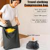 Convenient Travel Companion, 1PC Large Vacuum Compression Bag, Waterproof Luggage Storage, Ideal for Clothes and Business Trip