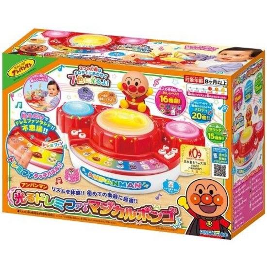 Anpanman Glowing Doremi Fa Magical Bongo Toy Children Educational Learning 0 Years 8 Months